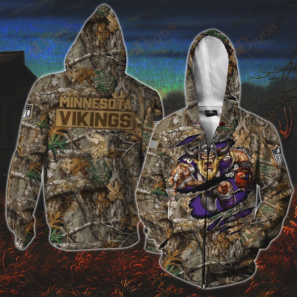 Minnesota Vikings Hunting Shirt 04 M6BTH0725