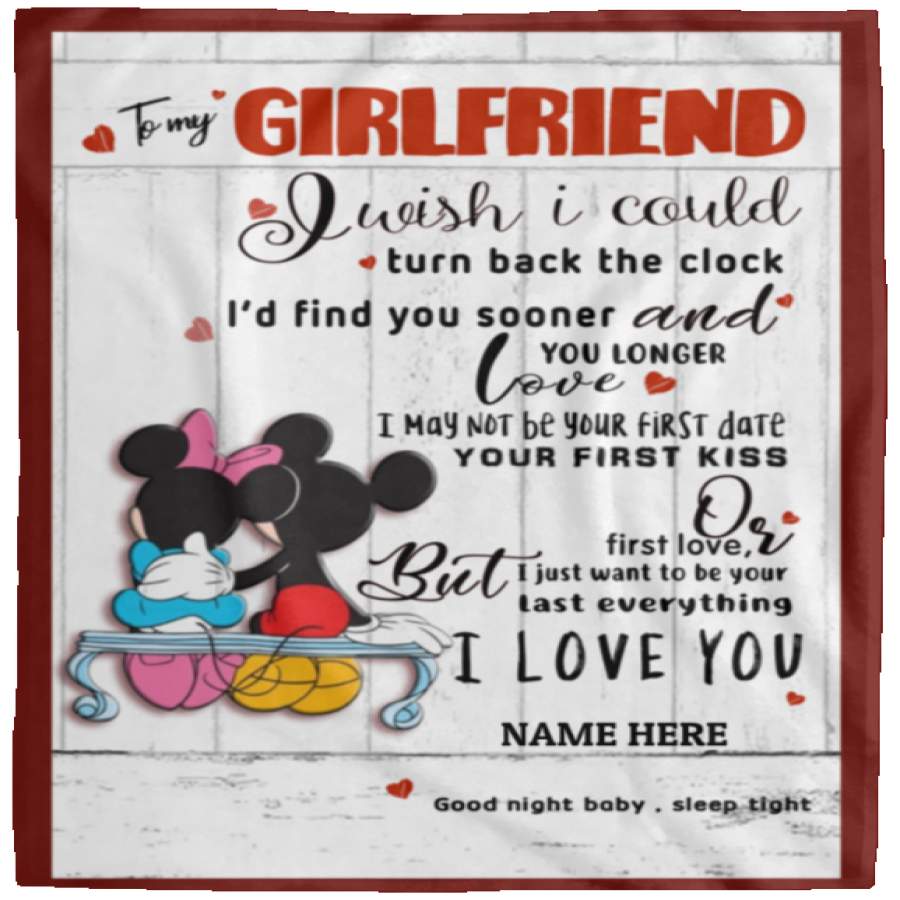 To My Girlfriend – MIC Customized Blanket