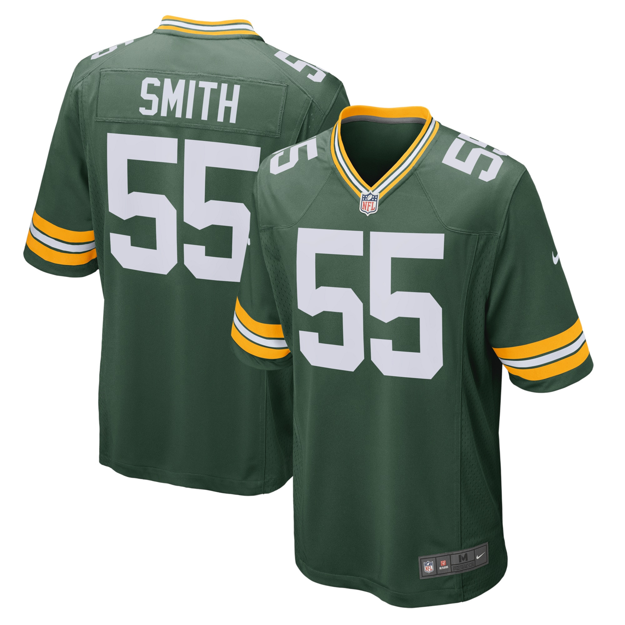 Zadarius Smith Green Bay Packers Game Team Jersey – Green NFL