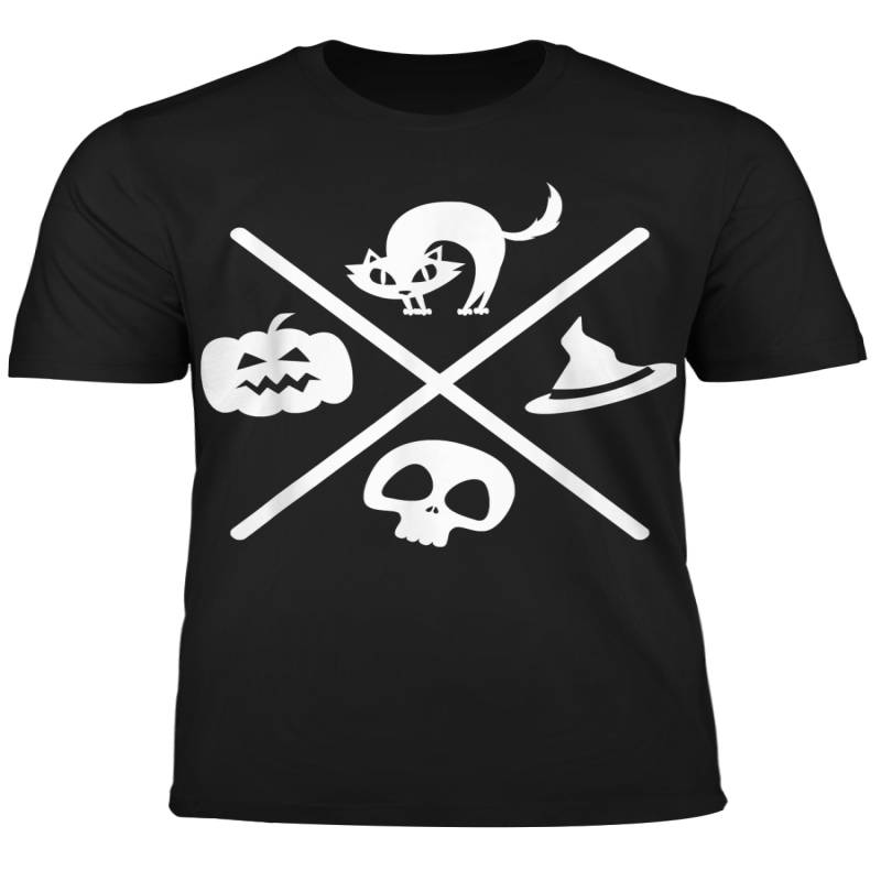 Halloween Black Cat Witch Skeleton Pumpkin Shirt Freeclothing Trending 