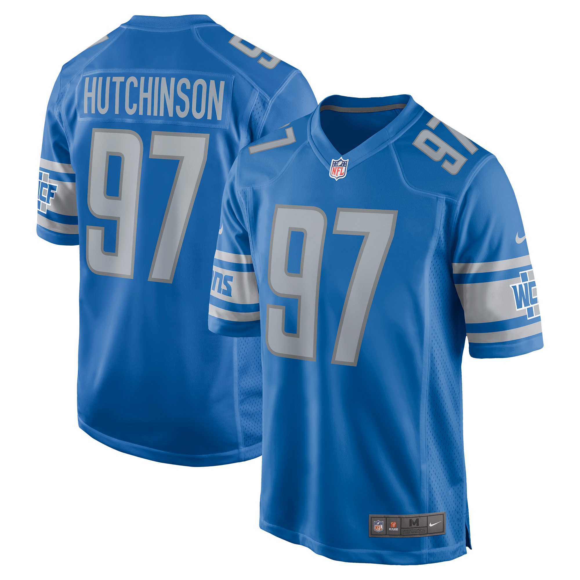 Aidan Hutchinson Detroit Lions Youth Game Jersey – Blue