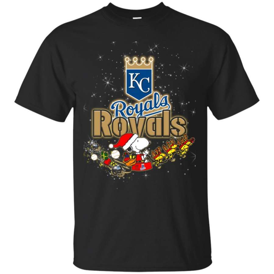 Snoopy Christmas Kansas City Royals T Shirts