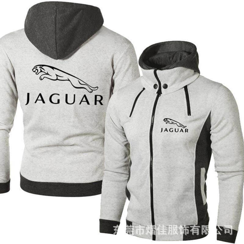 2021 New JAGUAR Men’s Clothing Sweatshirt Casual Male Jacket Fleece Warm Hoodies Quality SportWear Harajuku Outwear alx