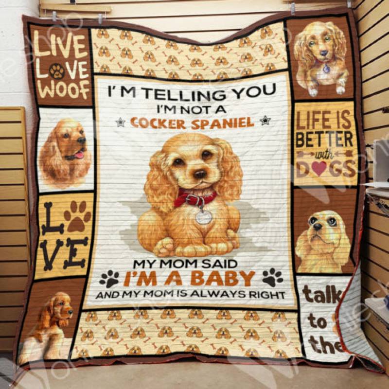 Cocker Spaniel Dog Blanket OCT2902 68O57