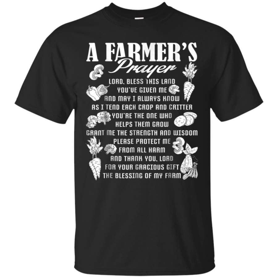 AGR A Farmers Prayer T Shirt, The Blessing Of My Farm T Shirt