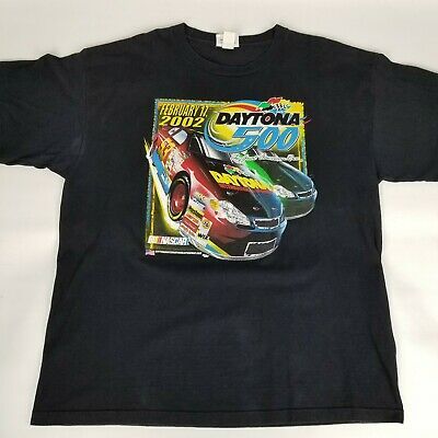 Vintage Nascar Daytona 500 T Shirt 2002 Winston Cup Series Tour  X 2979