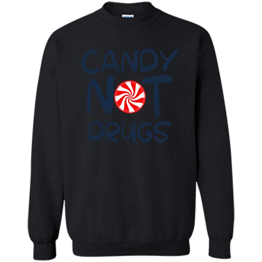 Candy Not Drugs – Gildan Crewneck Sweatshirt