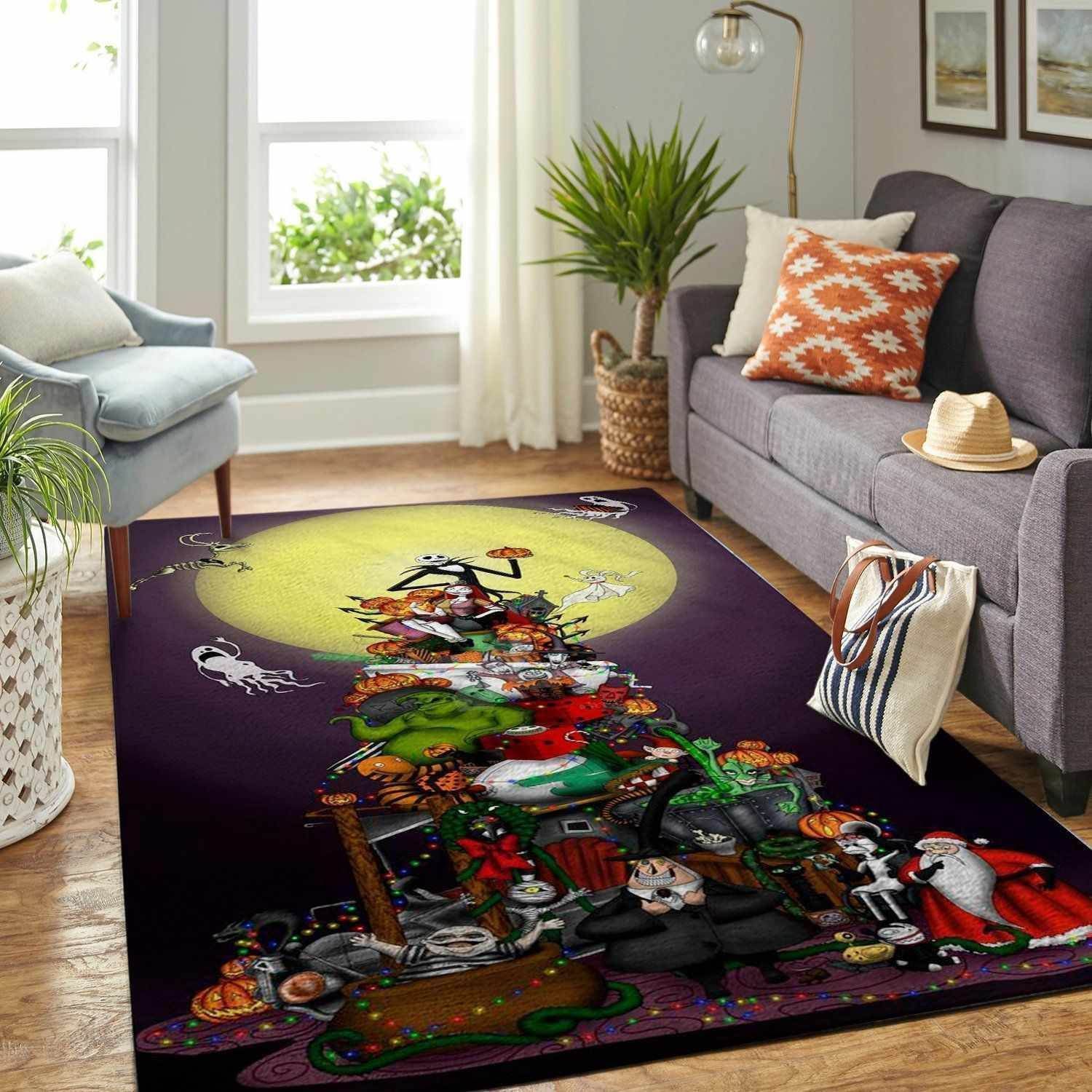 The Nightmare Before Christmas 1909093 Halloween Area  Sku 1425 Rug