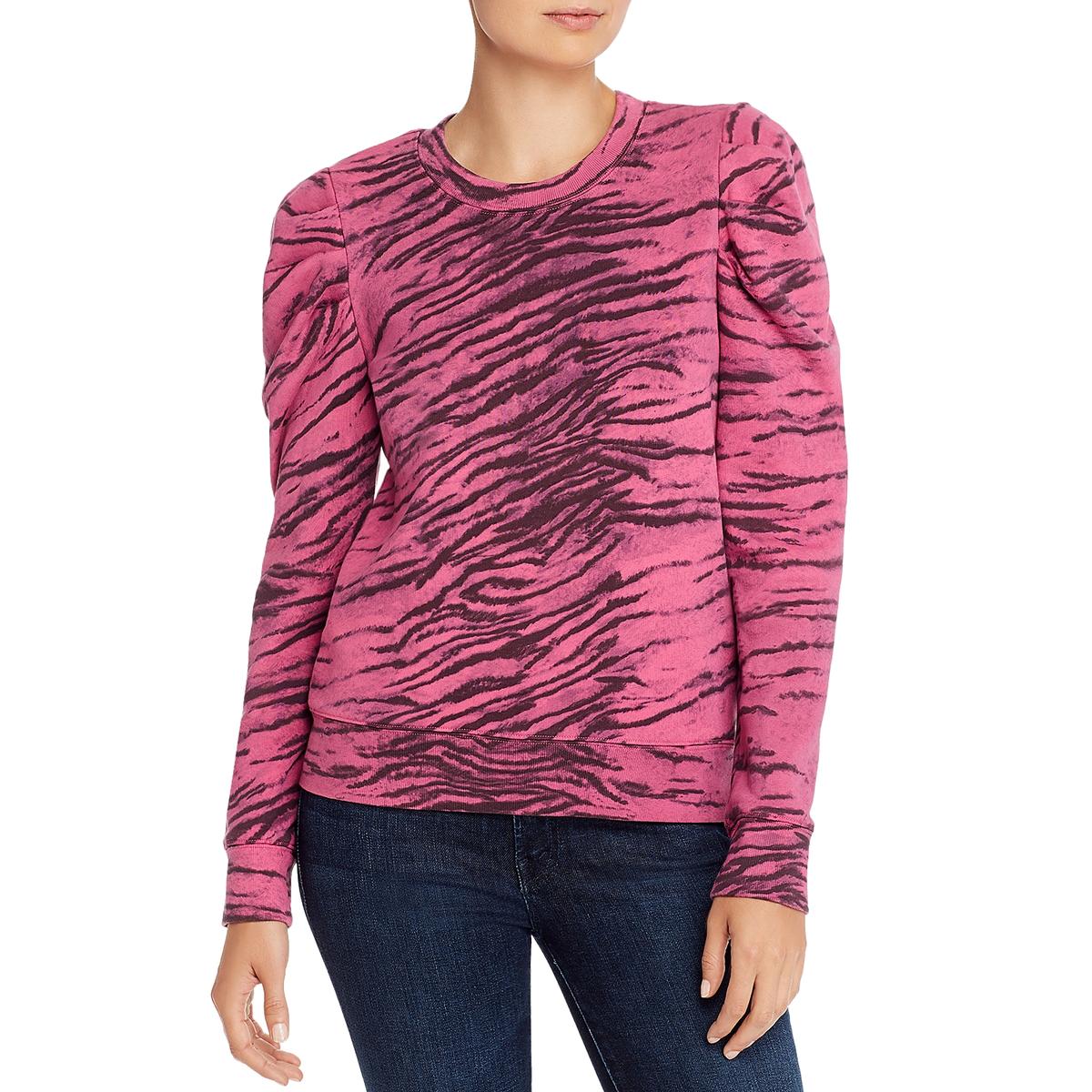 Tiger Womens Cotton Animal Print Sweatshirt