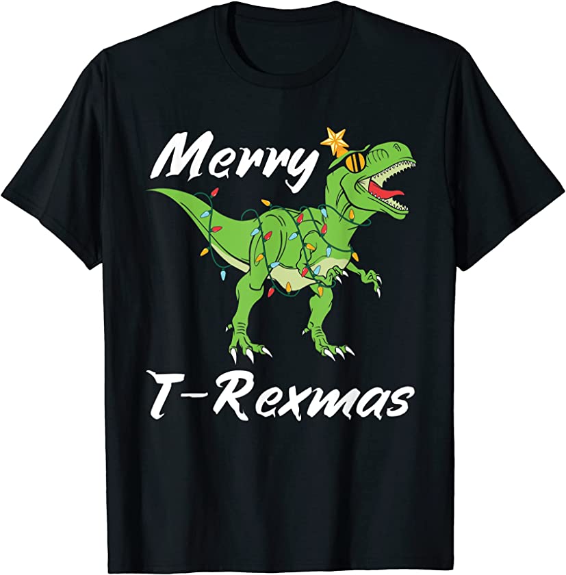 Christmas Dinosaur Merry T-Rexmas T-Shirt