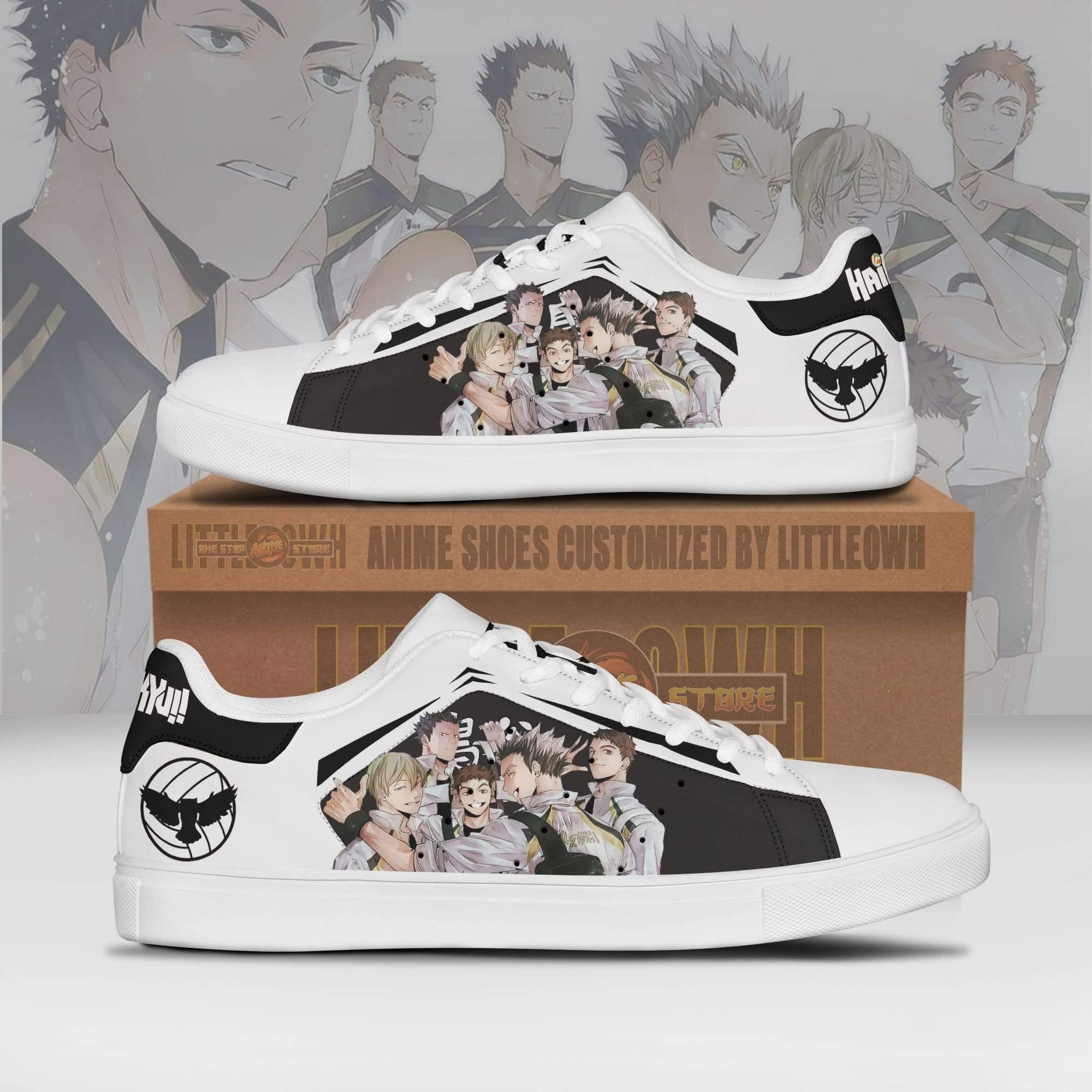 Fukurodani Academy Sneakers Custom Haikyuu!! Anime Skate Shoes