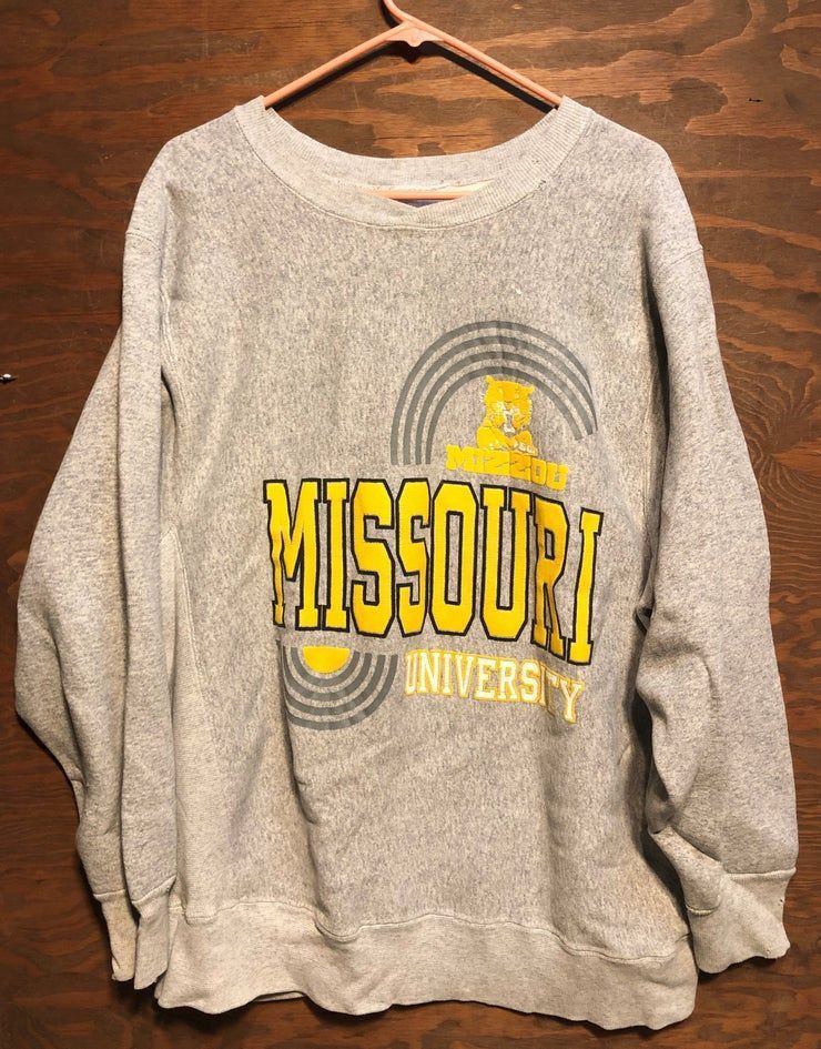 Vintage Universit Du Missouri Tigers College Gris Des Ann Es 1980 Vintage Missouri Football Basketball Shirt