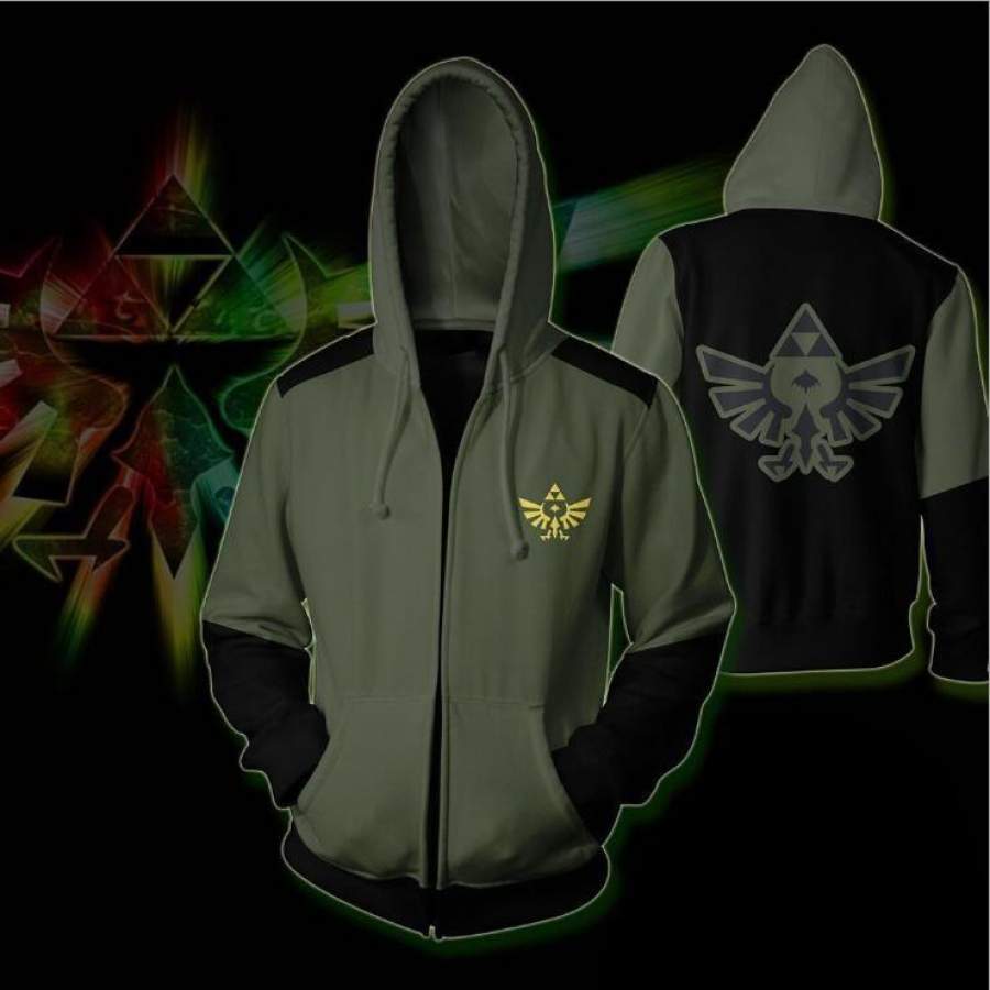 The Legend of Zelda Zip Up Hoodie MZH558