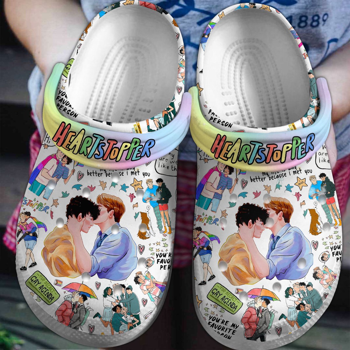 Heartstopper Tv Series Crocss Clogs For Men Women And Kid Ht1706284254