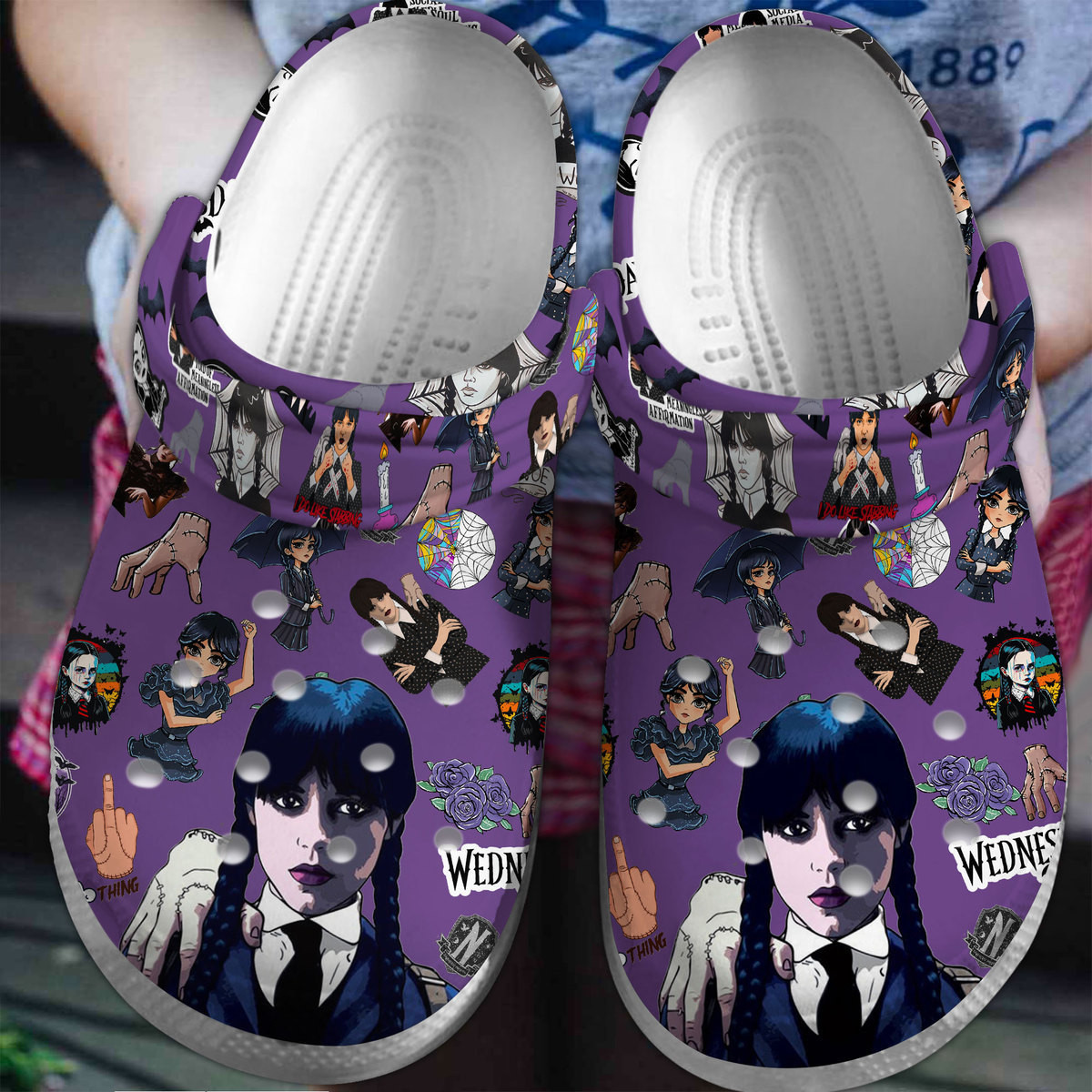 The Wednesday Tv Show Crocss Clogs For Men Women And Kid Iaor5Ica