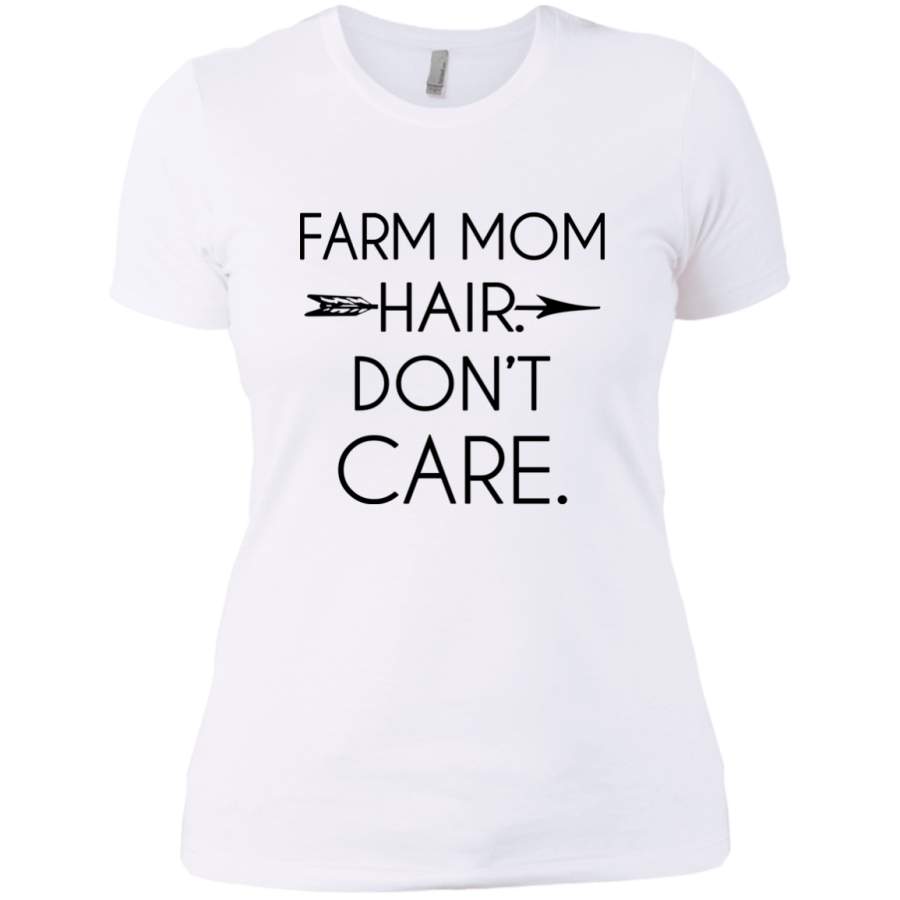 Farm Mom hair don’t care girl T-Shirt