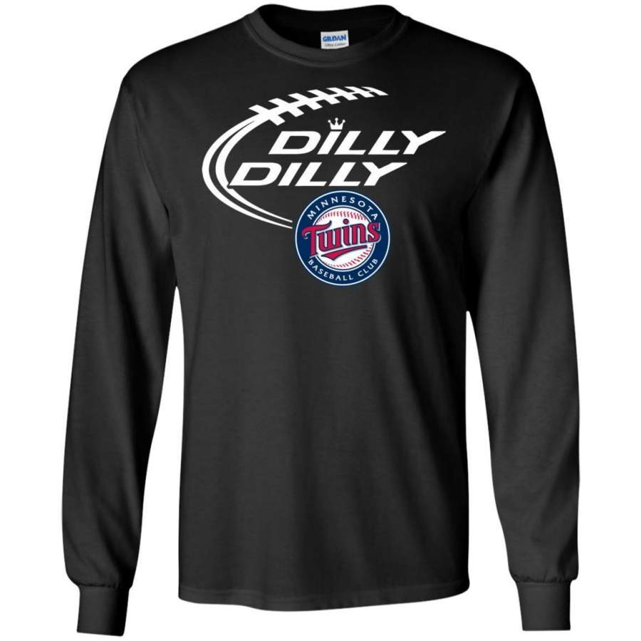 AGR Dilly Dilly Baseball Minnesota Twins Sport Long Sleeve T-shirt