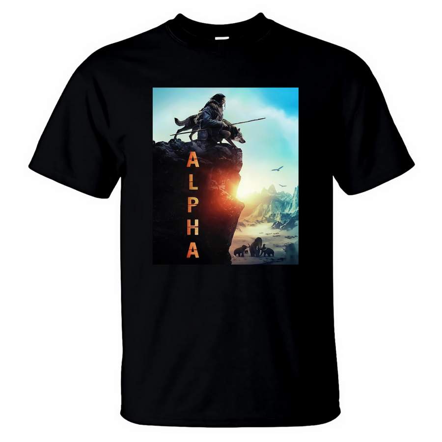 New Men T Shirt Alpha Movie American Adventure Film 2018 T-Shirt For Men
