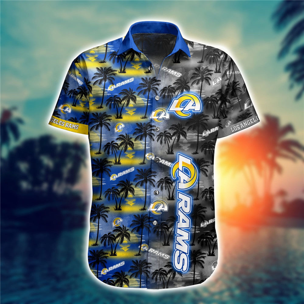 Los Angeles Rams Hawaii Shirt Palm Tree Pattern Ha48875