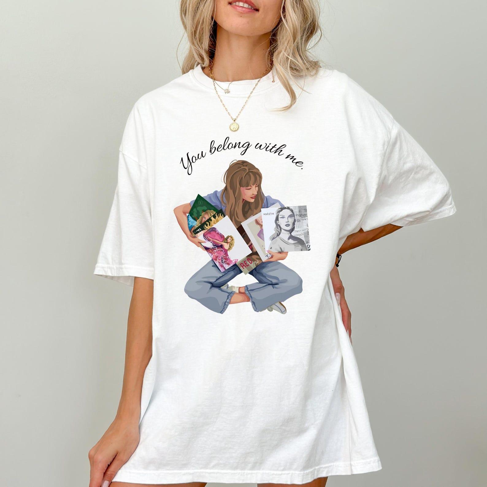 You Belong With me Shirt, Regaining ownership masters, She buys back her masters, TS T-Shirt, Long Story Short I Survived T-Shirt, Formal Printed Shirt Sweatshirt Streetwear