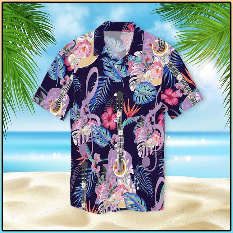 Guitar With Treble Clef Hawaii Shirt For Men Women Adult Ha57317