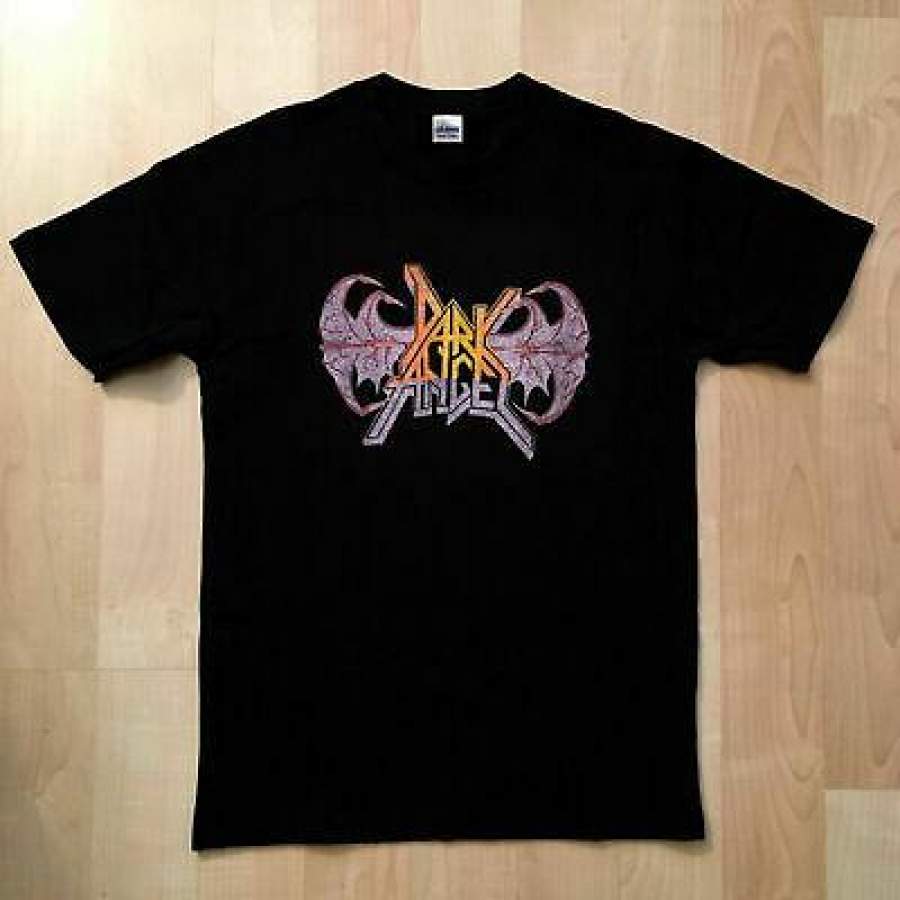 Vtg 80s Dark Angel Darkness Descends Metal T-Shirt