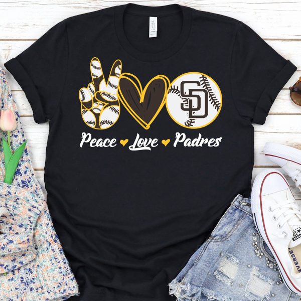 Peace Love Padres Tee