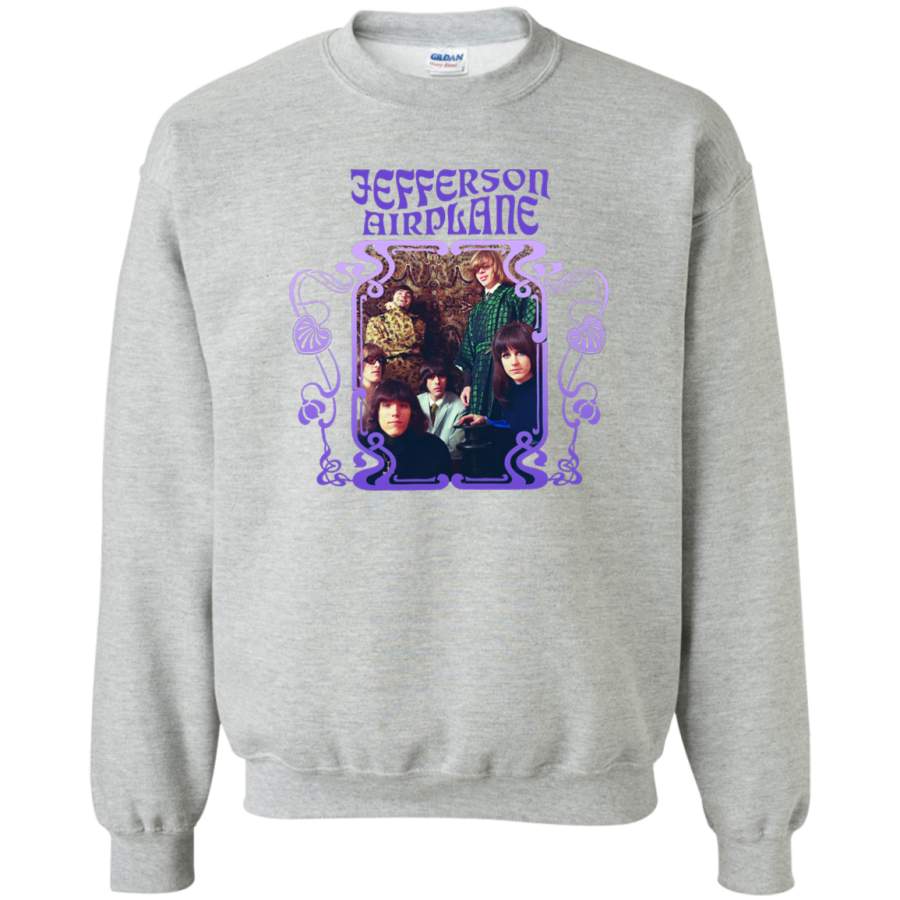 AGR Jefferson Airplane Crewneck Pullover Sweatshirt