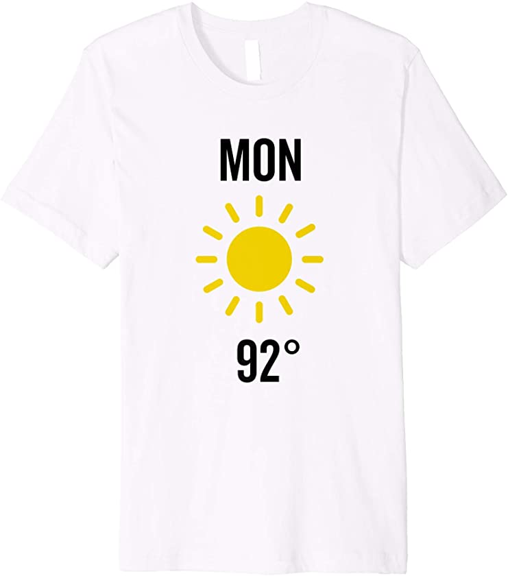 Weather Forecast Group Costume Halloween Monday Sunny Day Premium T-Shirt