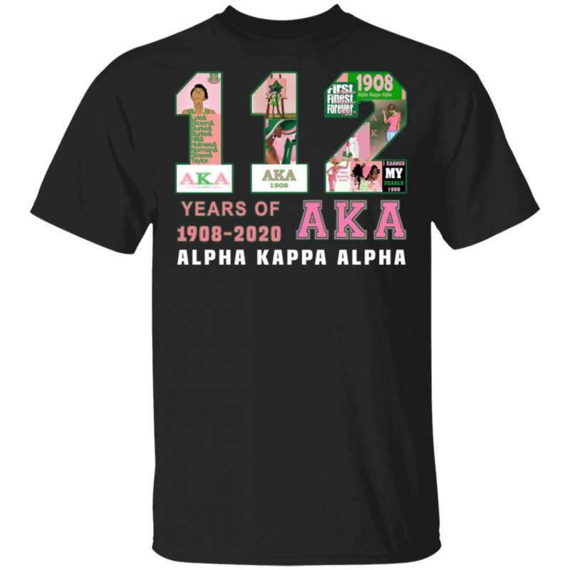 112 Years Of Aka Alpha Kappa Alpha 1908 2020 Men And Women T Shirt S-5Xl