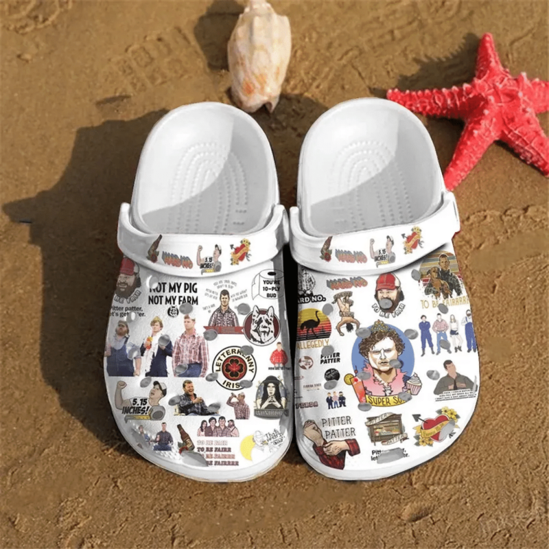 Letterkenny Sitcom For Lover Rubber Crocs Crocband Clogs, Comfy Footwear