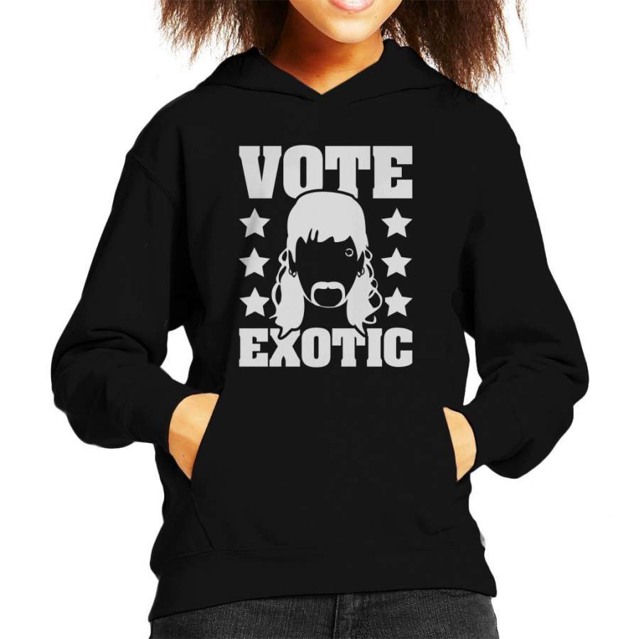 Tiger King Vote Joe Exotic Kid’s Hooded Sweatshirt