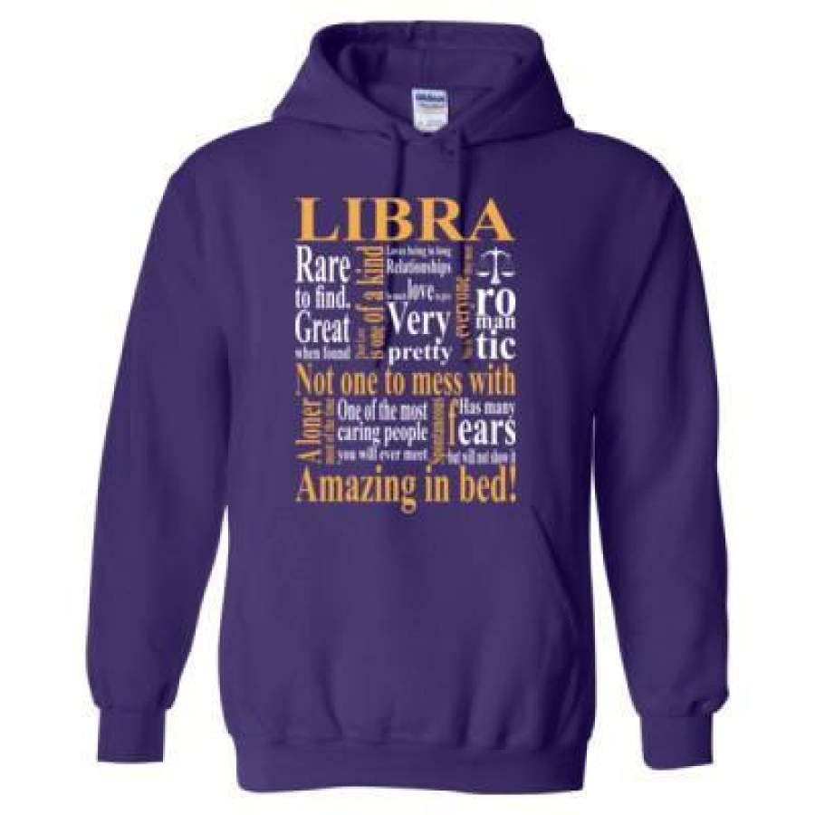 AGR Libra Rare To Find Great When Found Not One To Mess With Amazing In Bed – Heavy Blend™ Hooded Sweatshirt