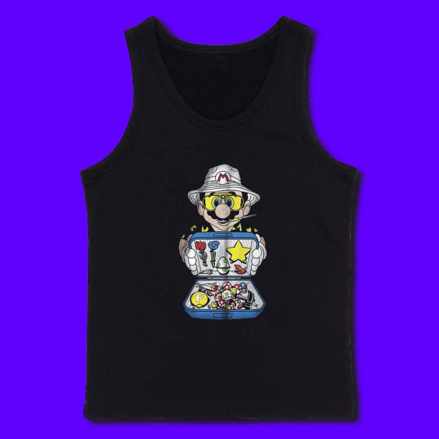 Super Mario Bros Fear And Loathing In Las Vegas Movie Men’S Tank Top