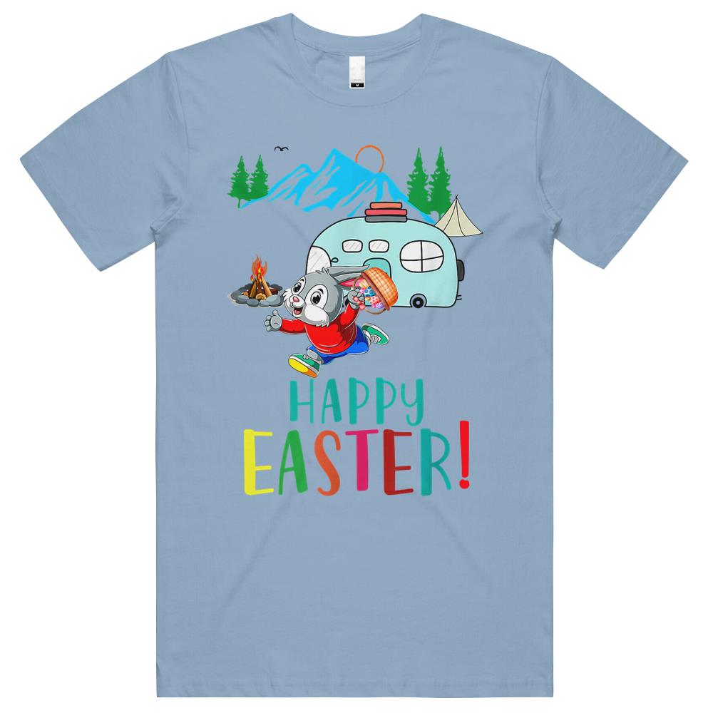 Camping Easter Day Bunny Eggs Easter Cute Gift Camper T Shirts