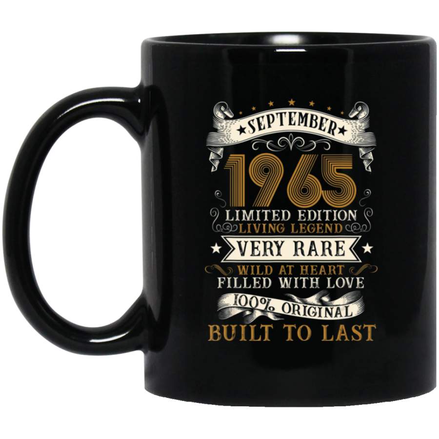 Vintage 54th Birthday September 1965 T 54 Yrs Old Gift Coffee Mug