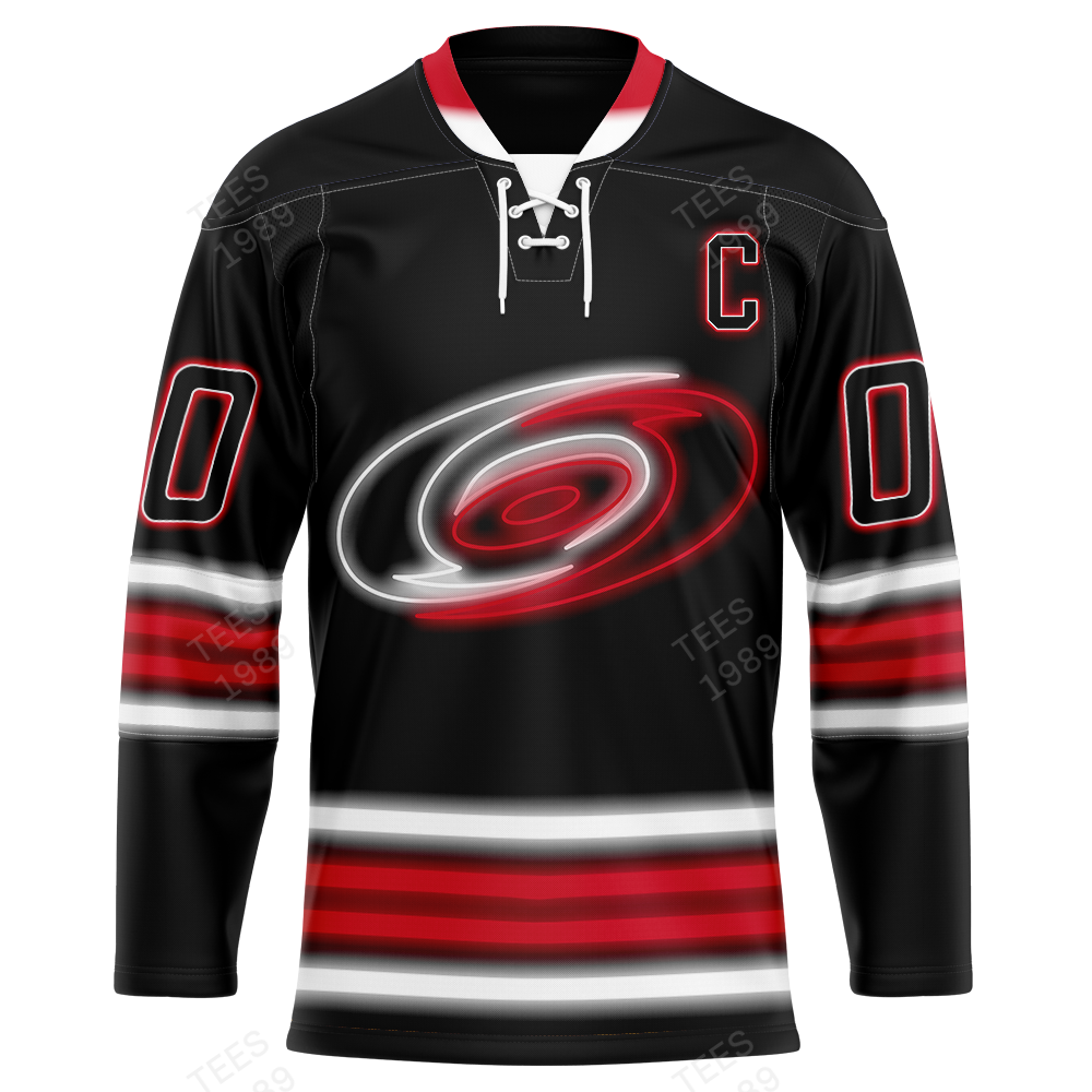 Carolina Hurricanes NEON | CUSTOMIZE YOUR NAME & NUMBER | HOT SALE 3D PRINTED