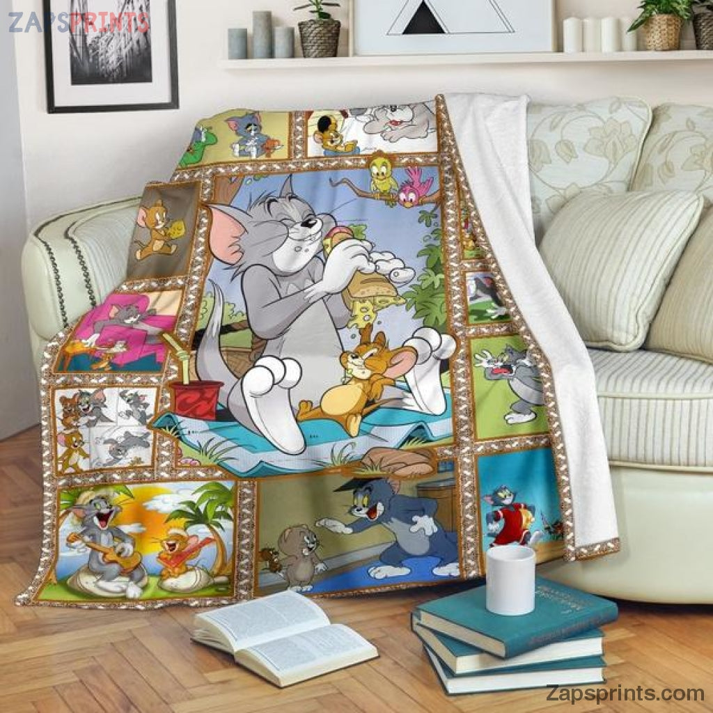 Tom And Jerry Movie Scene V3 3D Blanket