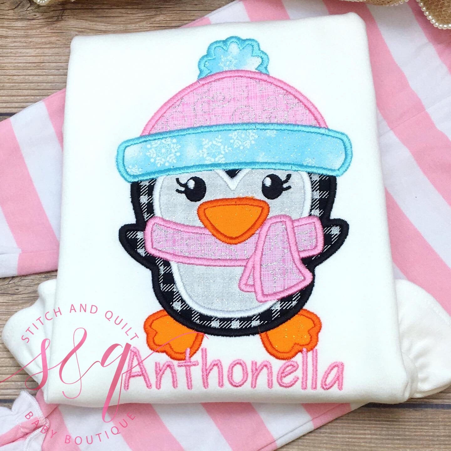 Girls Winter Penguin Outfit, Girl Penguin Outfit, Penguin Shirt