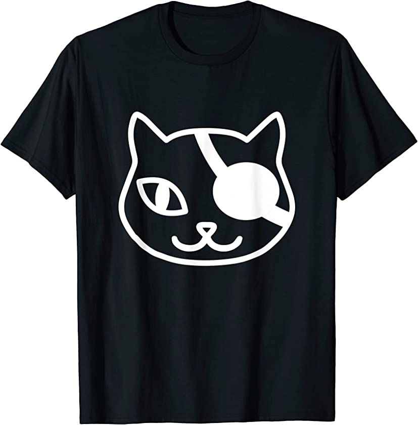 Cute Pirate Cat For Cat Lover Eye Patch Kitten T-Shirt