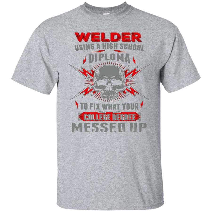 AGR Funny Welding Proud Welder Tshirt