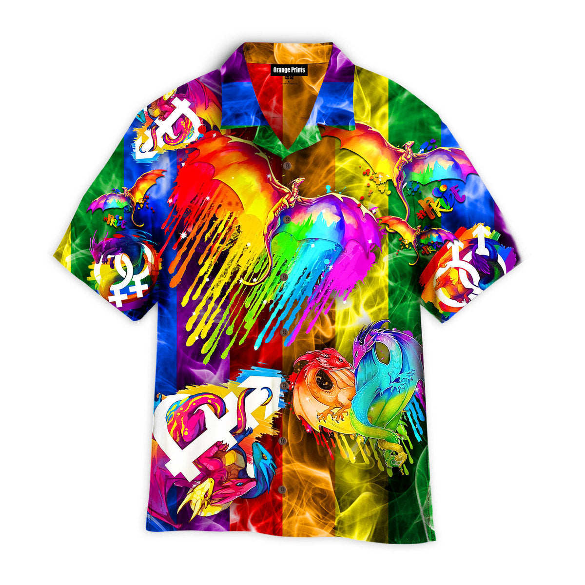 Amazing Colorful Lgbt Pride Hawaii Shirt For Men Women Ha89483