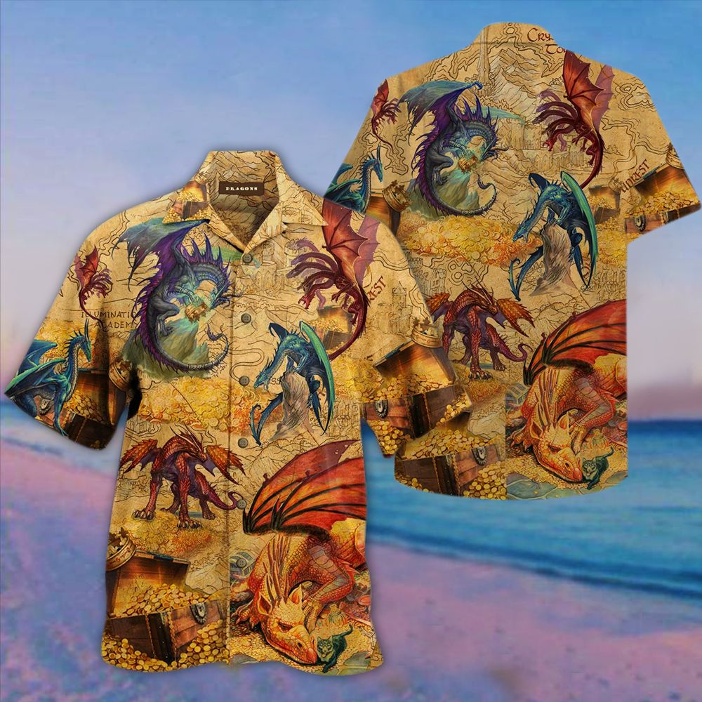 Dragon Hawaii Shirt Vintage Hawaii For Men Clothing Ha36095