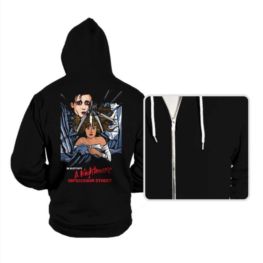 A Nightmare On Scissor Street – Hoodies