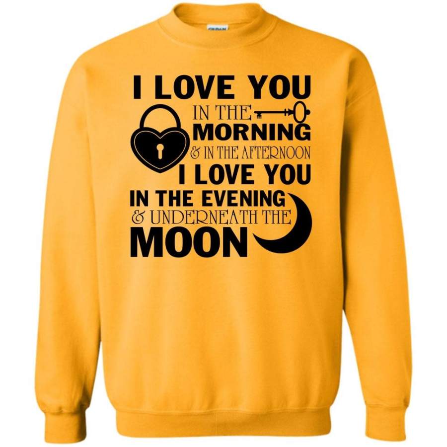 Coolest Couple T Shirt, I Love You In The Morning Sweatshirt