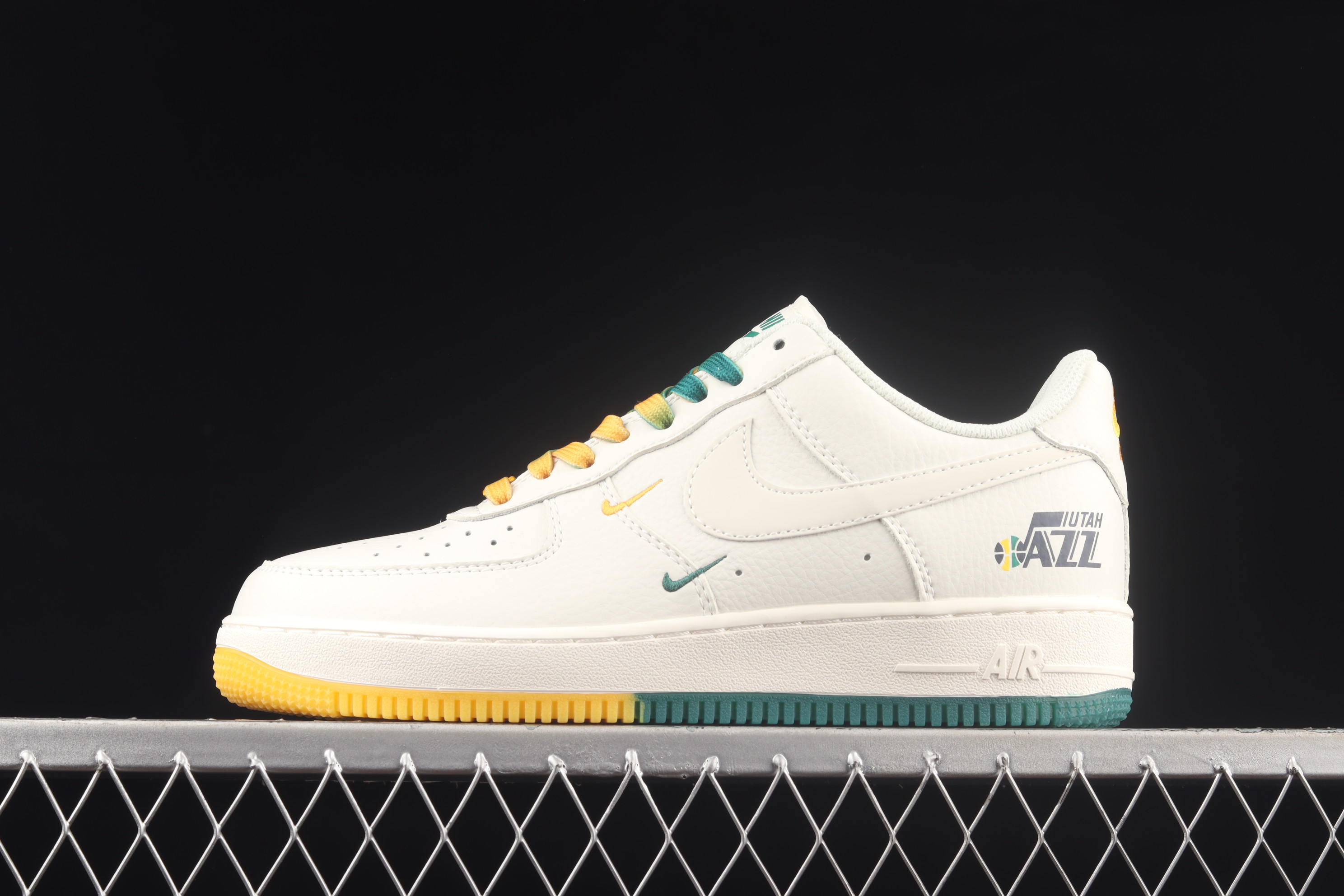 Nike Air Force 1 Low Rice White Yellow Green Shoes Sneakers SNK255518767