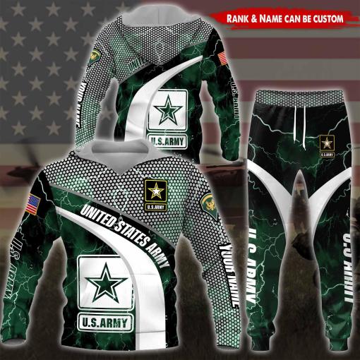 Us Army, Military Hoodie, Sport Style, Custom Hoodie, Gift For Military, Gift For Veteran, Veteran Hoodie, Joggers All Over Printed