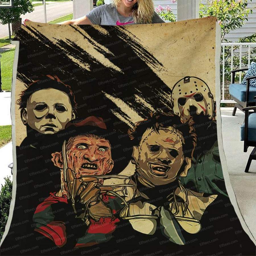 Halloween Michael, Mr. Krueger, Jason Fleece Blanket – HM01