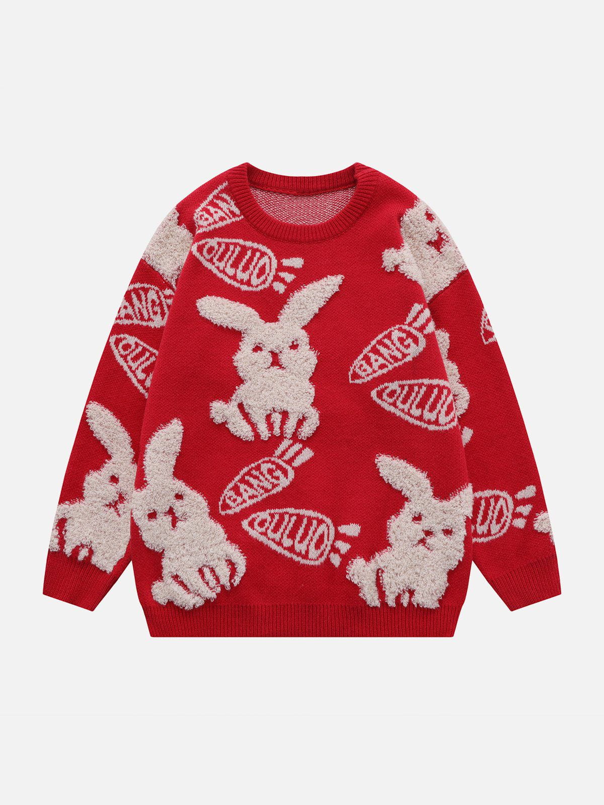 Talishko™ – Flocking Rabbit Knit Sweater