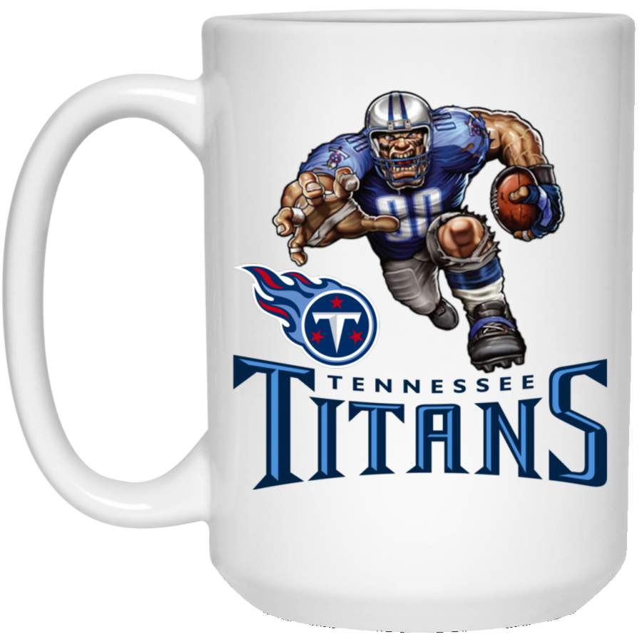 Tennessee Titans Logo Player Mascot (white mugs) 21504 15 oz. White Mug